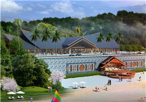 貴州羅甸高原千島湖生態養生文化旅游小鎮水上樂園及溫泉中心綜合服務樓